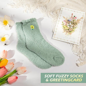 Joyliss silk eye mask and fuzzy socks promoting restful sleep and gentle comfort