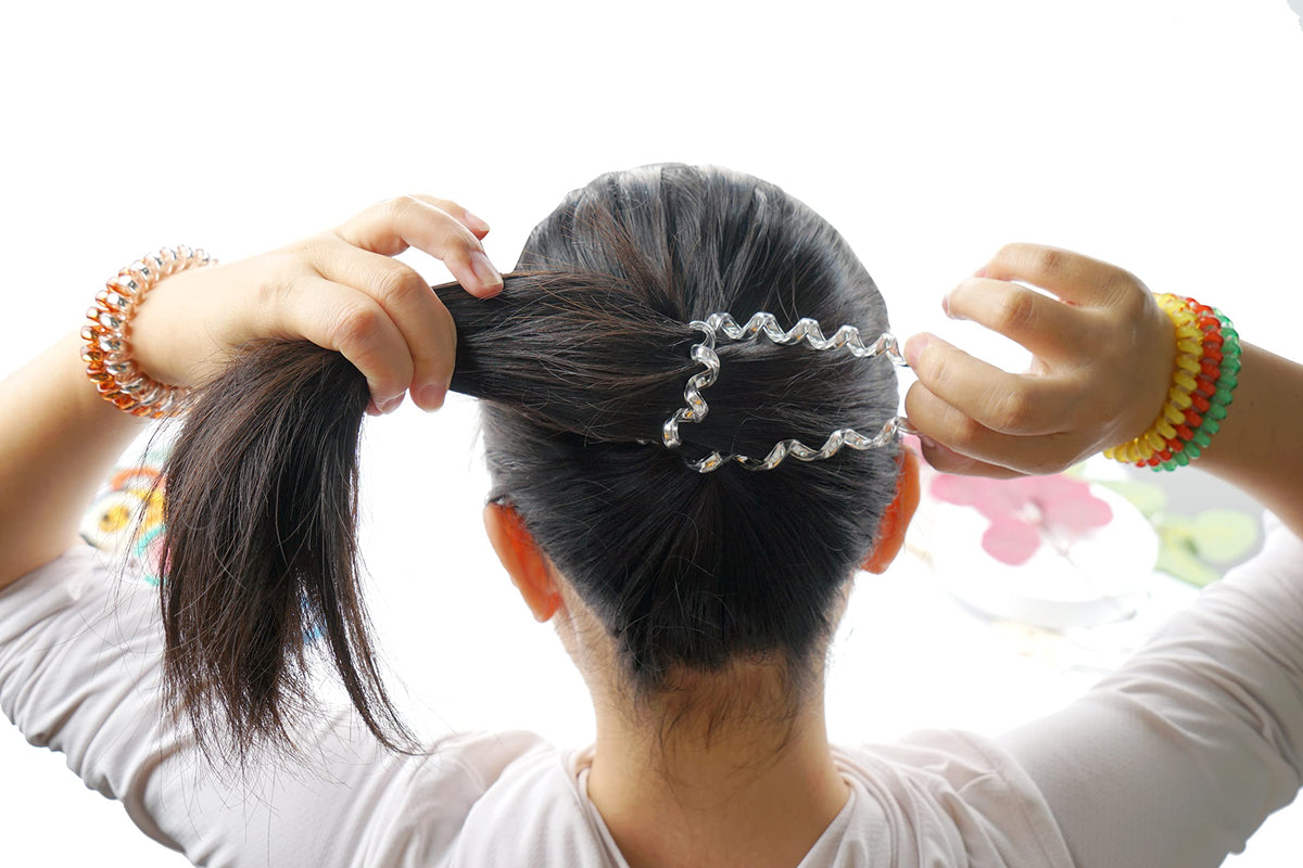 JOYOYO glossy electroplate coils displayed to show shiny accent styling benefit