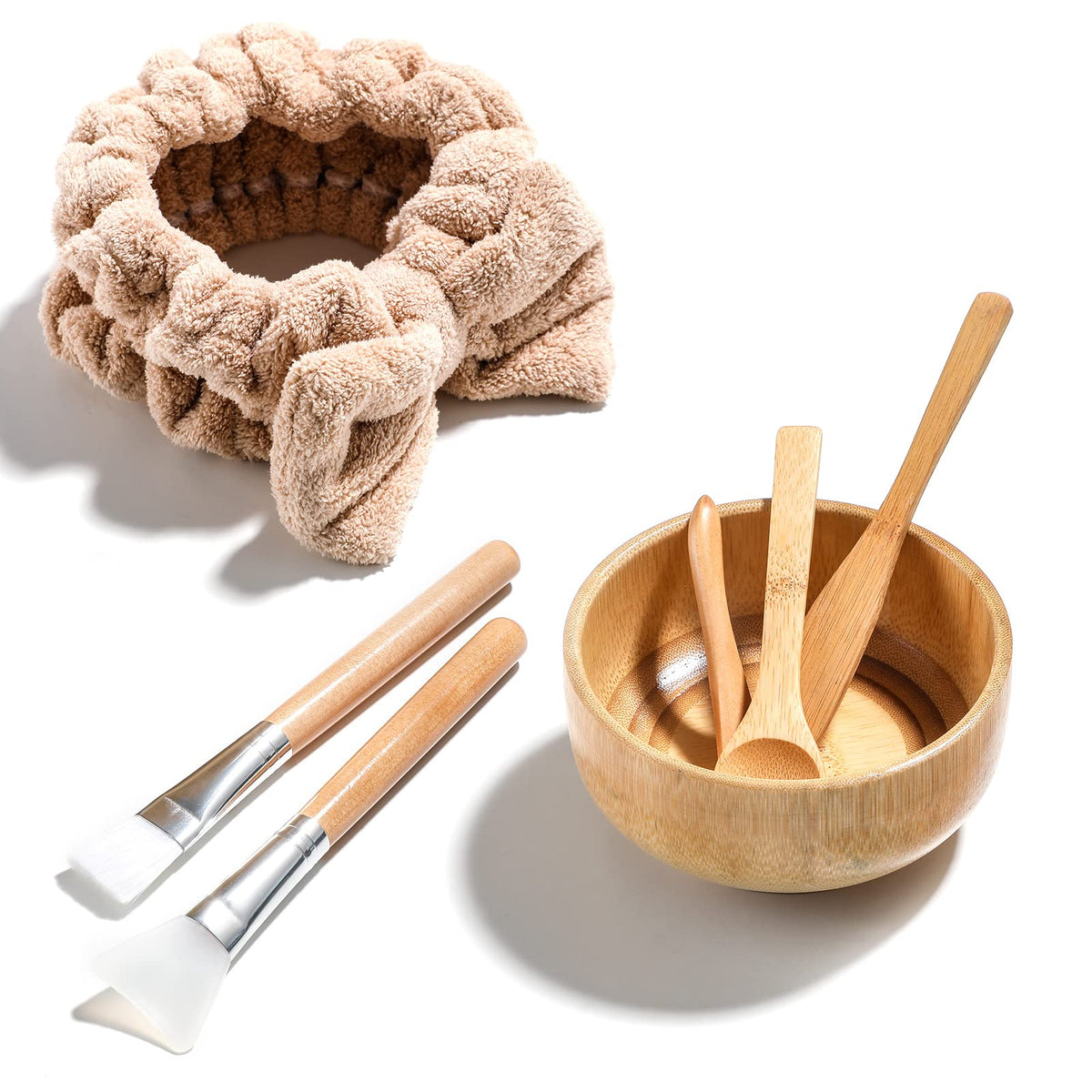 JPNK front view of brown 6-piece kit showing complete set for convenient mixing