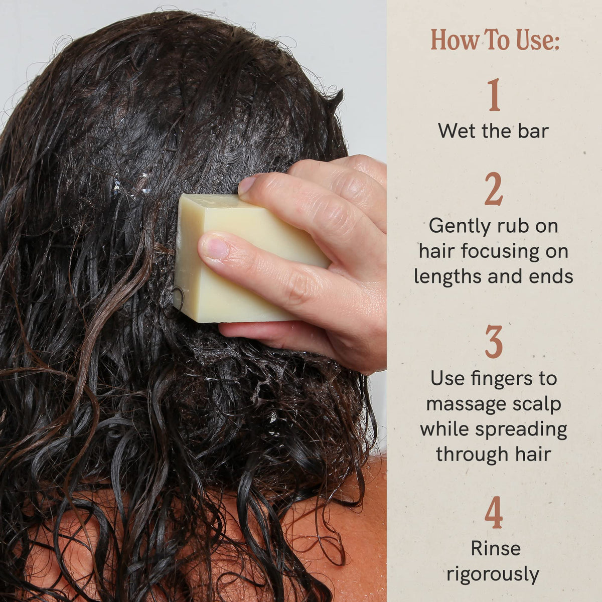 J·R·LIGGETT'S coconut and argan bar highlighting argan oil for added shine