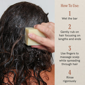 J·R·LIGGETT'S coconut and argan bar highlighting argan oil for added shine