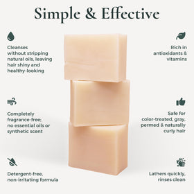 J·R·LIGGETT'S foam lather in hands showing easy cleansing and gentle suds
