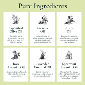 J·R·LIGGETT'S lather in hands demonstrating gentle effective cleansing