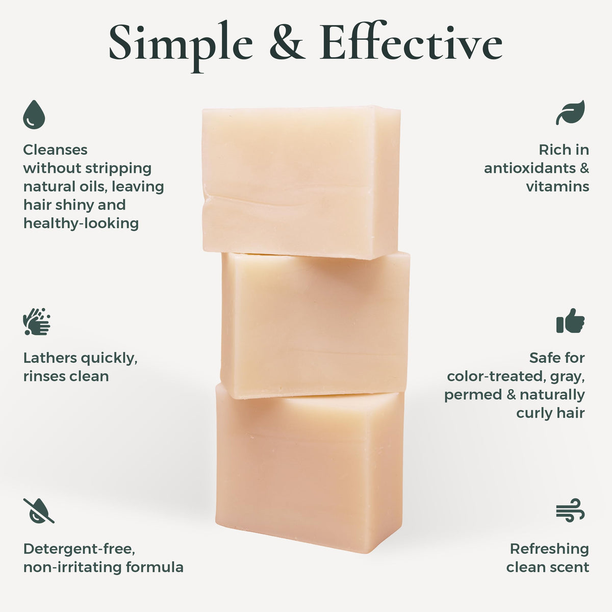 J·R·LIGGETT'S close-up texture of soap surface showing plant-based oils