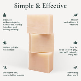 J·R·LIGGETT'S close-up texture of soap surface showing plant-based oils