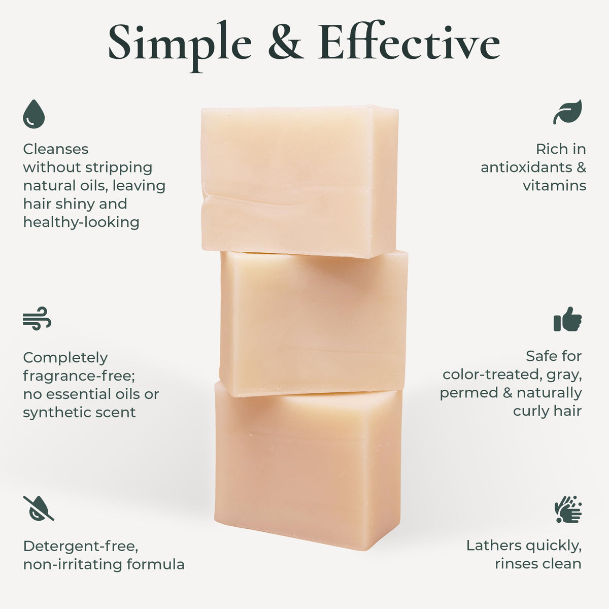 J·R·LIGGETT'S lather close-up demonstrating gentle foam