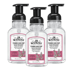 J.R. Watkins front packaging showing cherry blossom scent and calming benefit