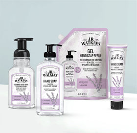 J.R. Watkins three-pack on bathroom counter for convenient placement