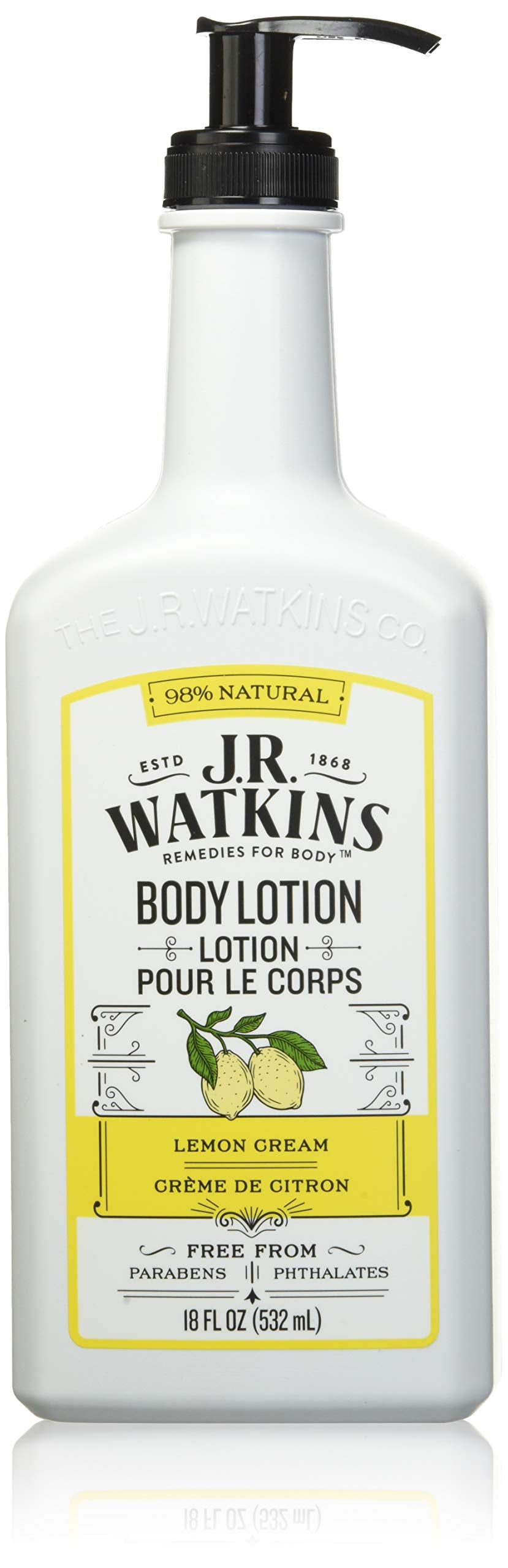 J.R. Watkins front label showing product name and benefits