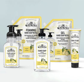 J.R. Watkins hand application demonstrating smooth hydrated skin