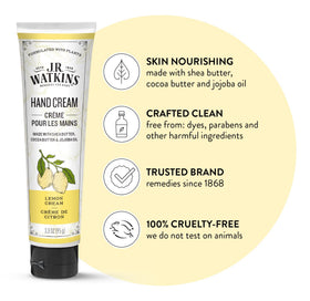 J.R. Watkins open tube cream texture highlighting smooth moisturizing