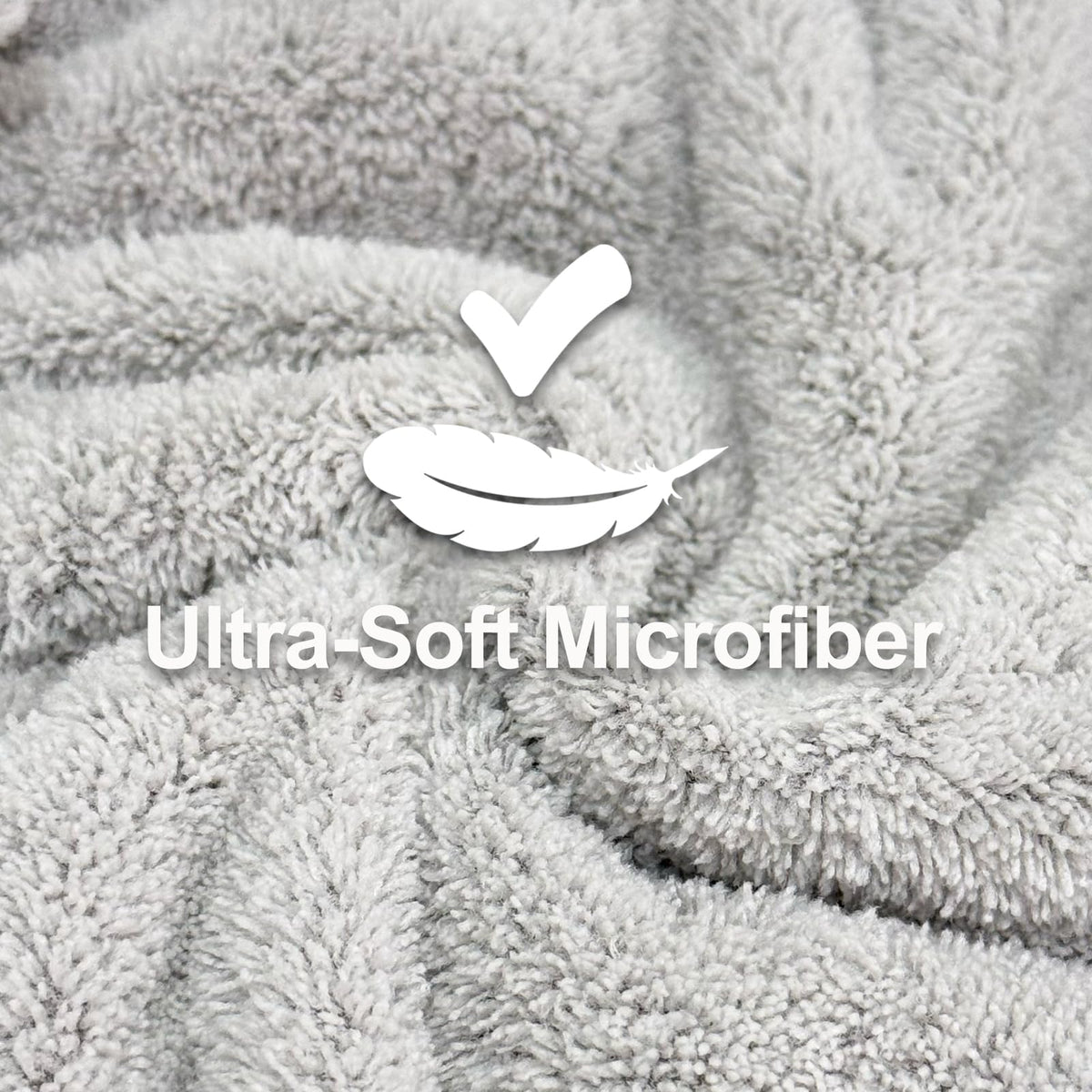 Jseng close-up microfiber texture highlighting fast-absorbency and softness