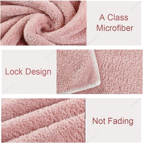 Jseng towel cap held in hand to show compact travel-friendly size
