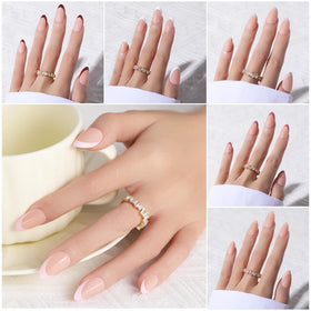 Jsiallye close-up of soft gel finish highlighting smooth texture and natural look