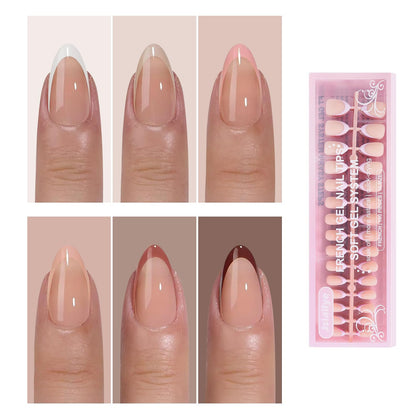 Jsiallye front packaging showing 6-color French set and 180 pieces for easy selection