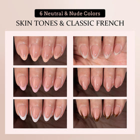 Jsiallye press-on nails applied on hand model illustrating quick salon-quality result