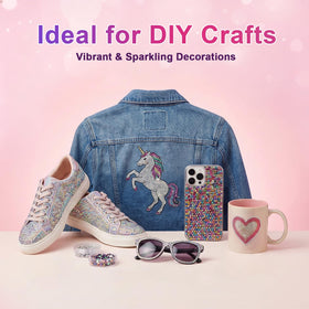 Jsqianfei rhinestones decorating a shoe adding durable sparkle to footwear