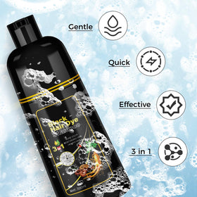 JUANCHI application in shower illustrating simple in-shower use and time-saving benefit