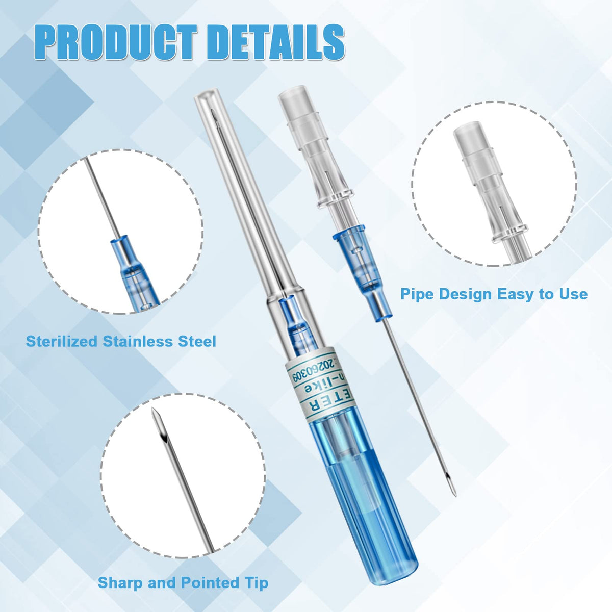 juder needles in a sterile piercing setup illustrating professional use