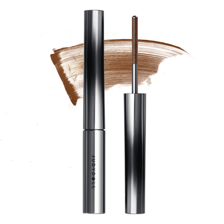 JUDYDOLL front tube showing shade #02 Brown and compact design for travel