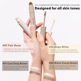 JUDYDOLL product on vanity with makeup tools showing easy everyday use