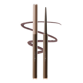 JUDYDOLL dark brown pencil front view showing product and label for quick identification