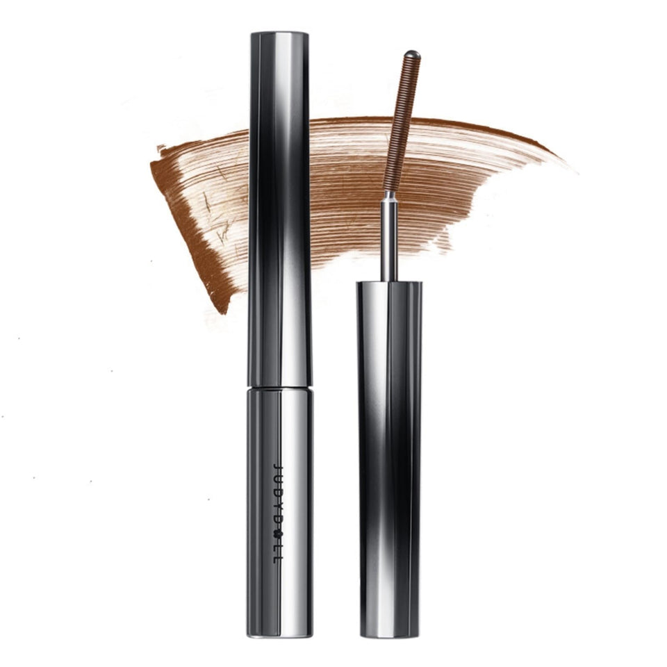 JUDYDOLL front tube packaging showing brand and brown shade benefit