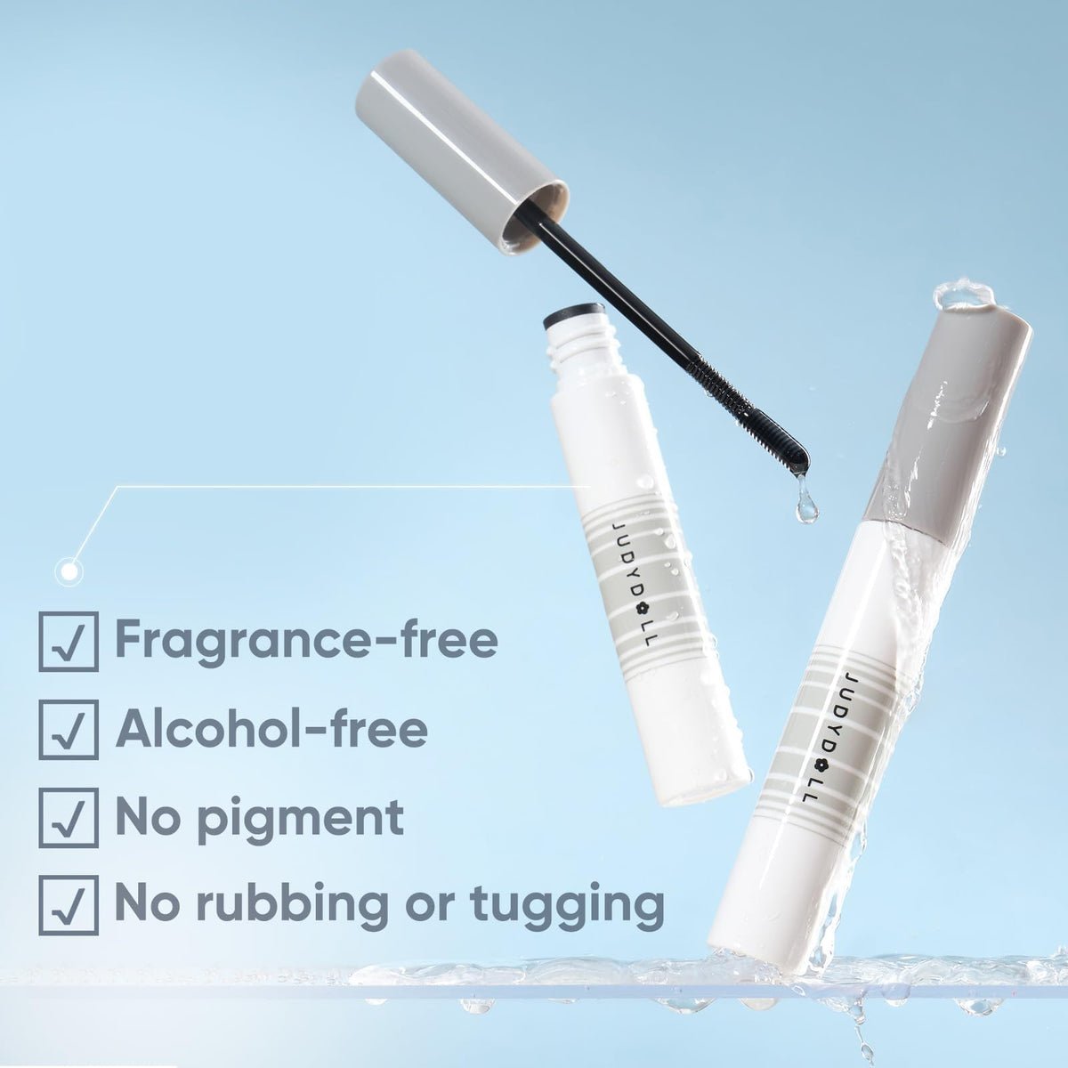 JUDYDOLL in-use removing waterproof mascara with gentle combing benefit