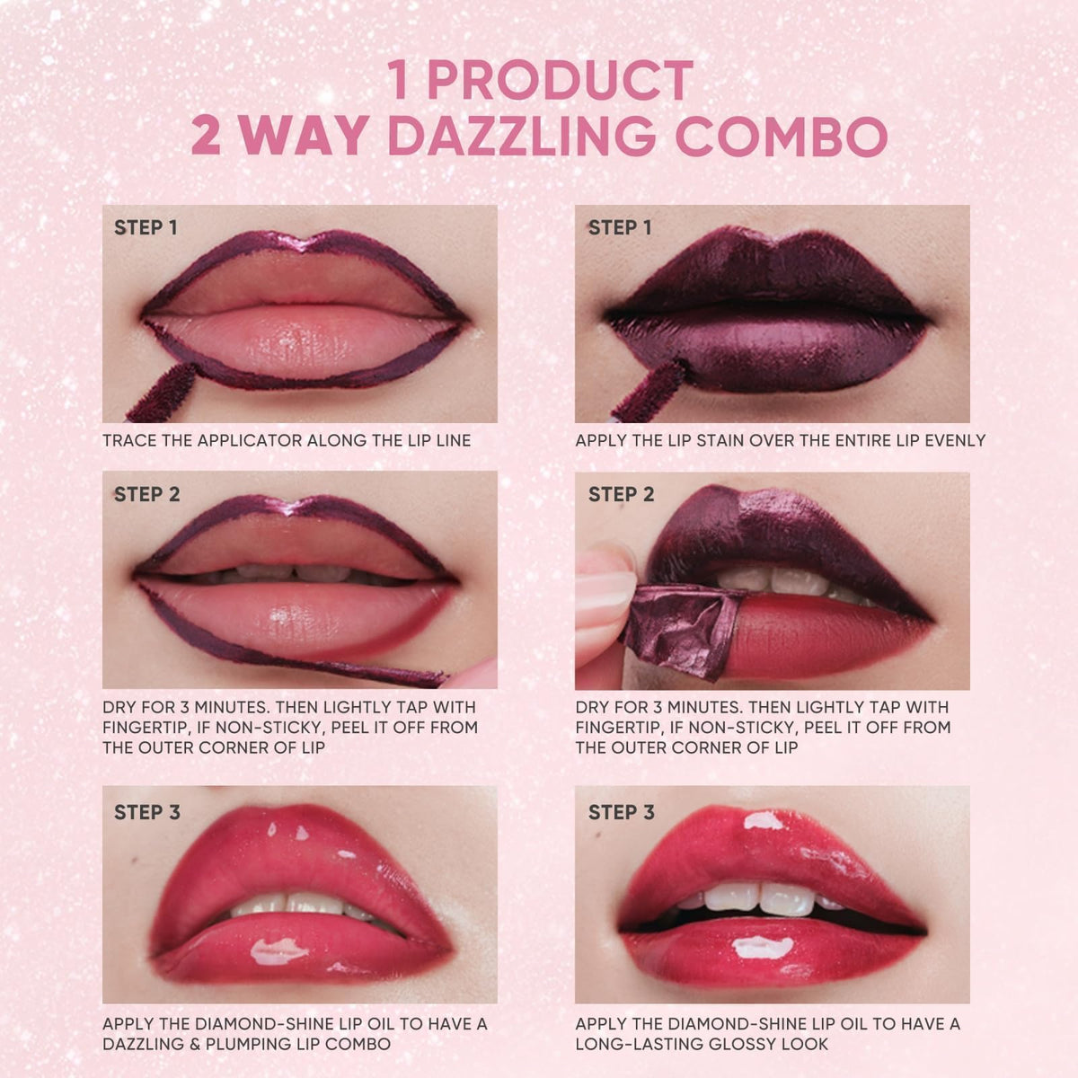 JUDYDOLL ingredient callout featuring tripeptide label for volume-enhancing benefit