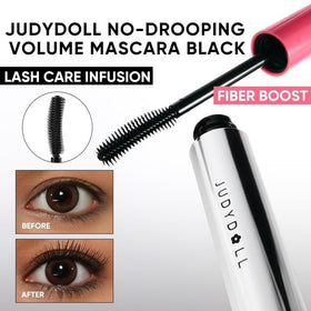 JUDYDOLL dual-sided brush close-up for precise volumizing application