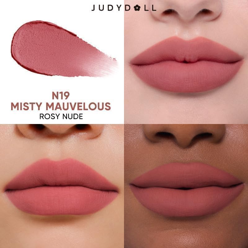 JUDYDOLL cushion applicator close-up displaying soft tip for precise, even application