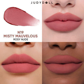 JUDYDOLL cushion applicator close-up displaying soft tip for precise, even application