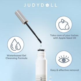 JUDYDOLL gel texture close-up demonstrating lightweight, fast-melting formula