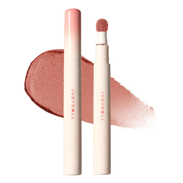 JUDYDOLL front packaging showing Toffee Peach shade and lasting benefit