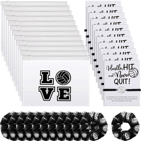 Juexica front packaging showing 36-piece volleyball gift set, neat presentation and value