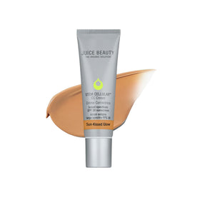 Juice Beauty tube front view showing natural tinted moisturizer and branding benefit