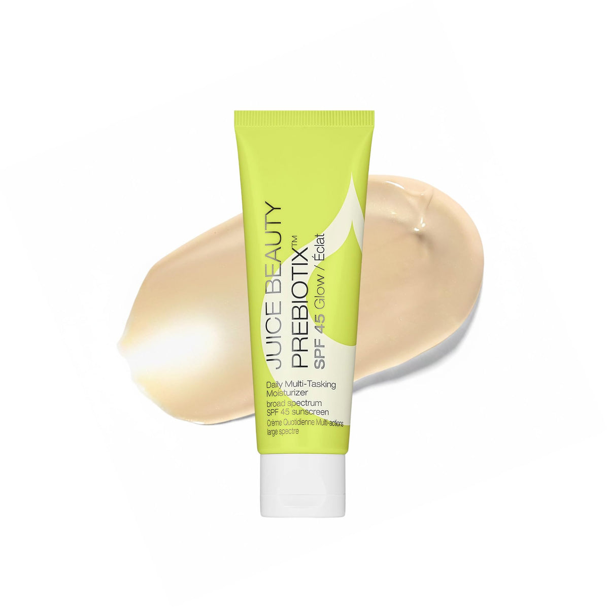 Juice Beauty front packaging showing SPF 45 and glow benefits