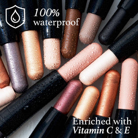 Julep application on eyelid demonstrating seamless blend and sheen