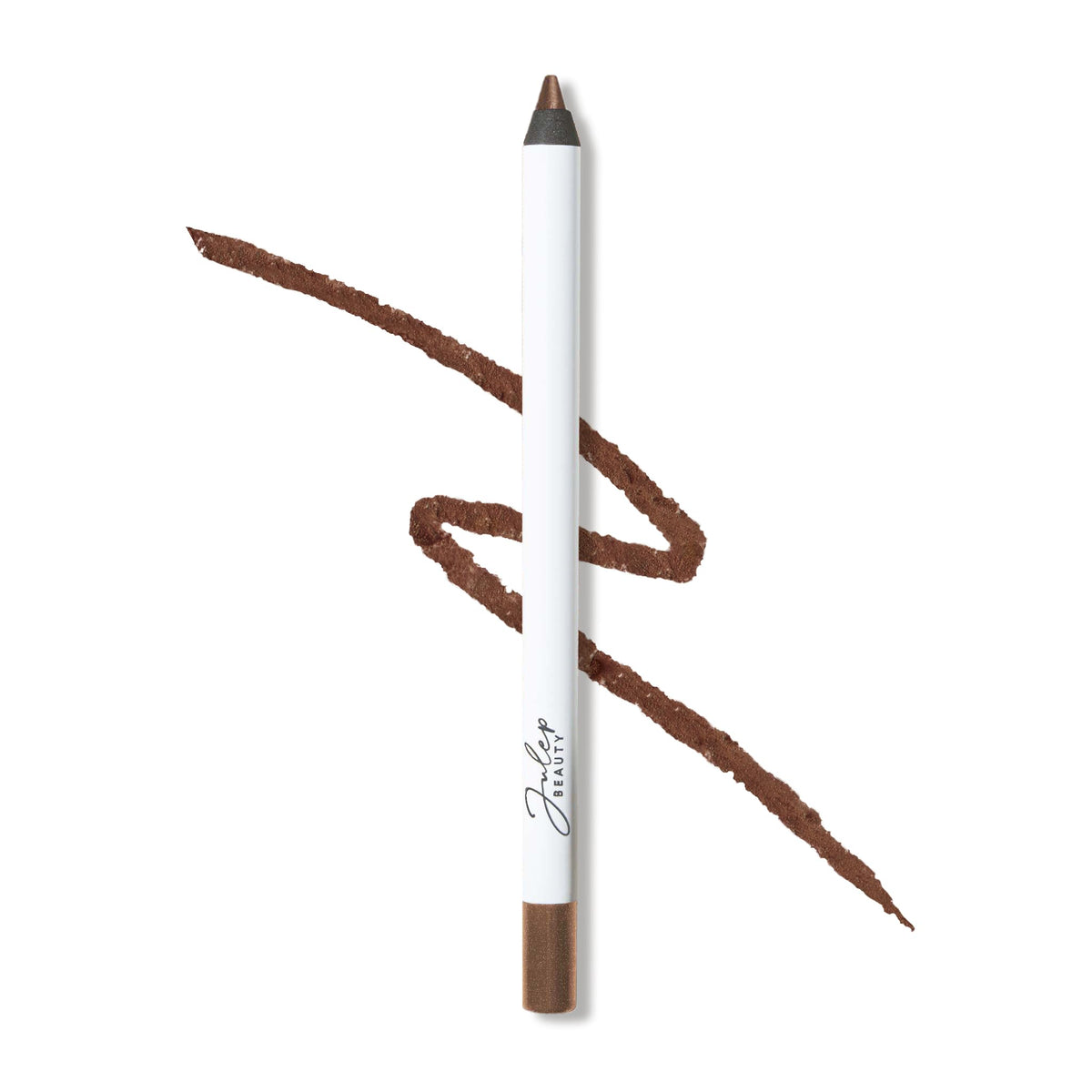 Julep pencil front packaging showing bronze shimmer and wearable finish
