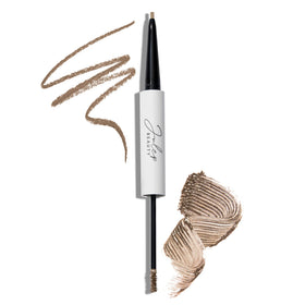 Julep front view of Brow 101 set showing dual-ended tool and blonde shade finish