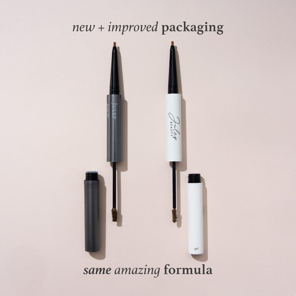 Julep product packaging and label emphasizing brand and waterproof long-wear feature