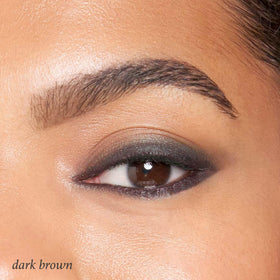 Close-up of Julep precision pencil tip creating hair-like strokes for accurate shaping