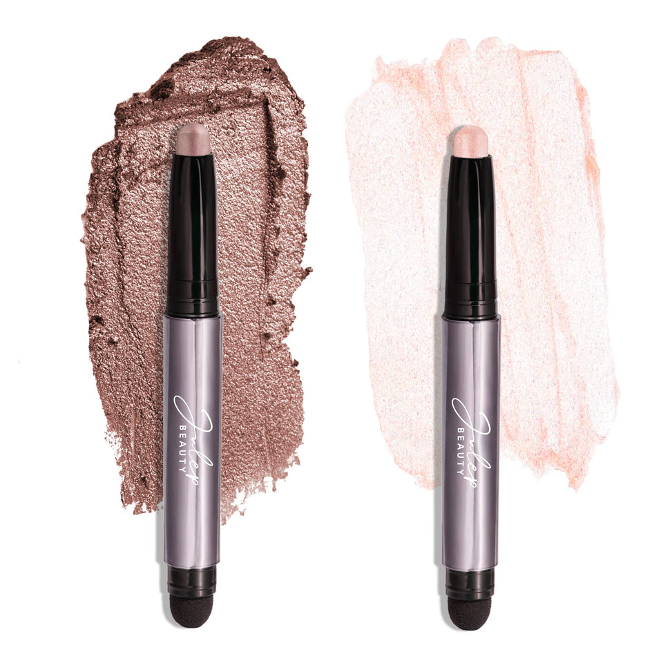 Julep duo front view showing both shimmer shades and packaging benefits