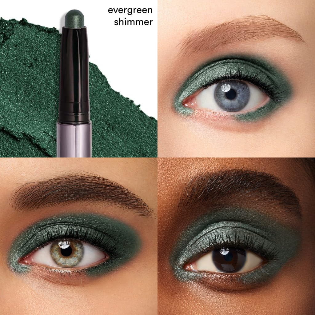 Julep Evergreen Shimmer open tip showing creamy texture and precise application