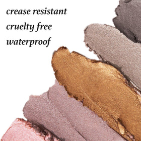 Julep eyeshadow packaging label highlighting vegan, cruelty free benefits