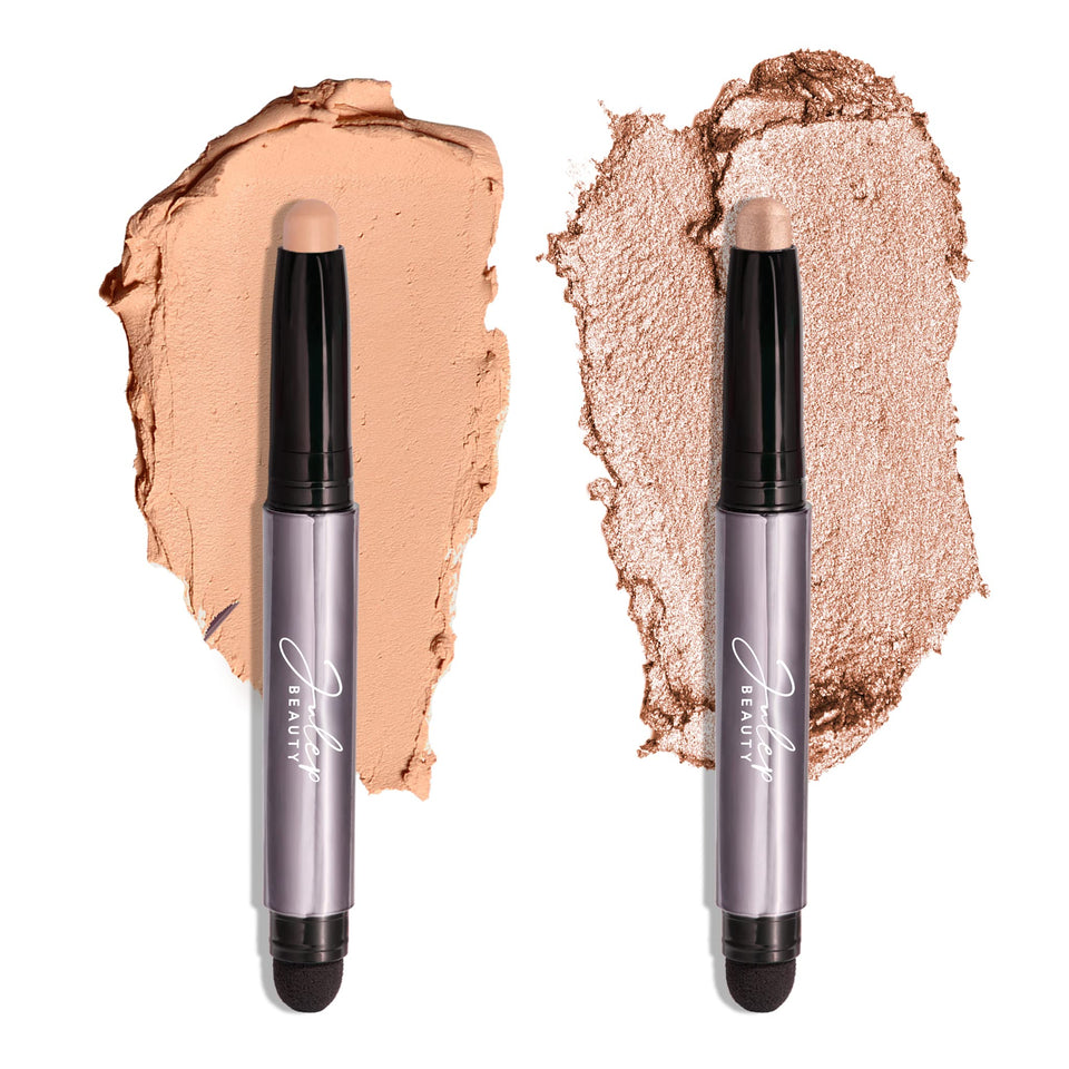 Julep front packaging duo showing two retractable eyeshadow sticks for quick application