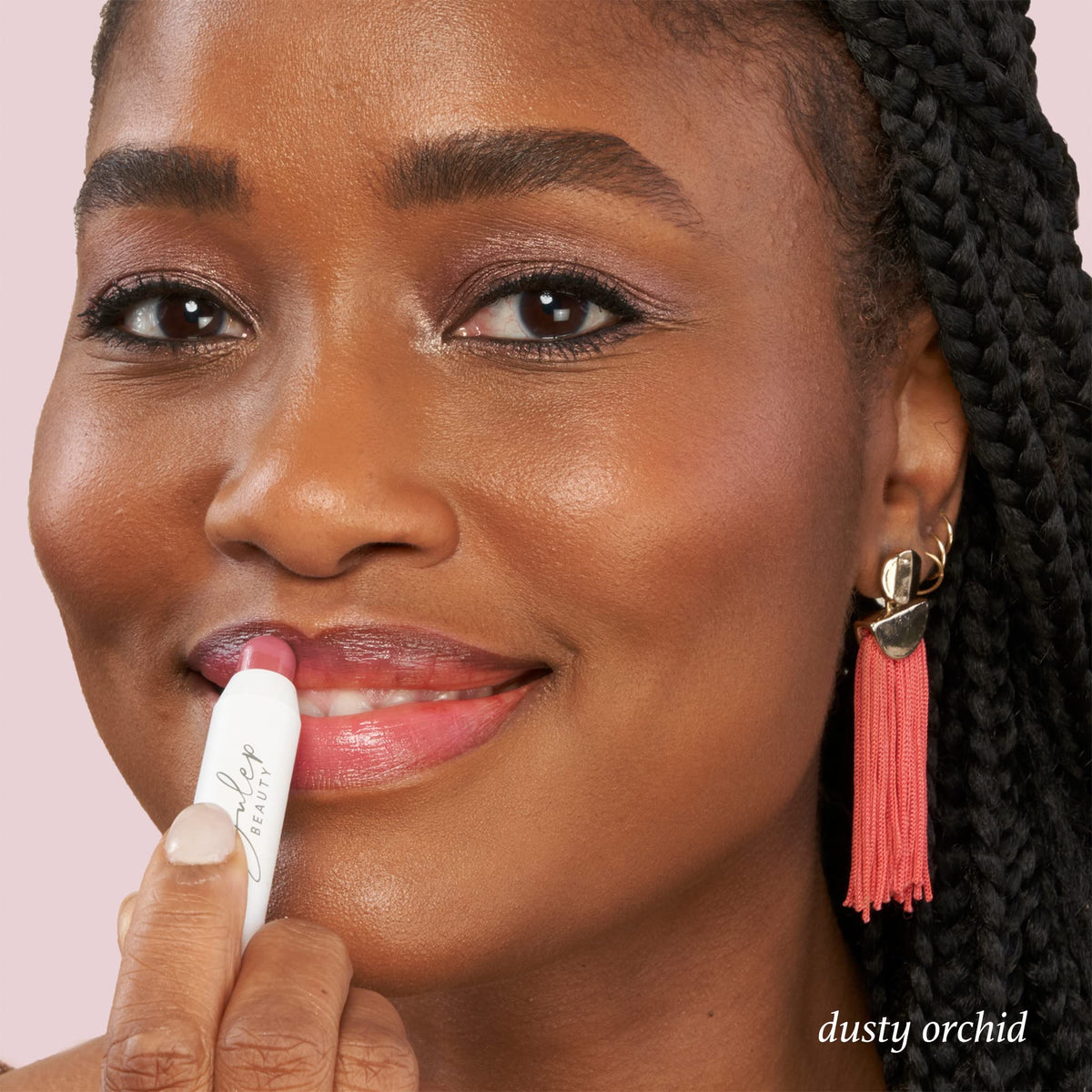 Julep cross-section core displaying Vitamin E treatment for hydration