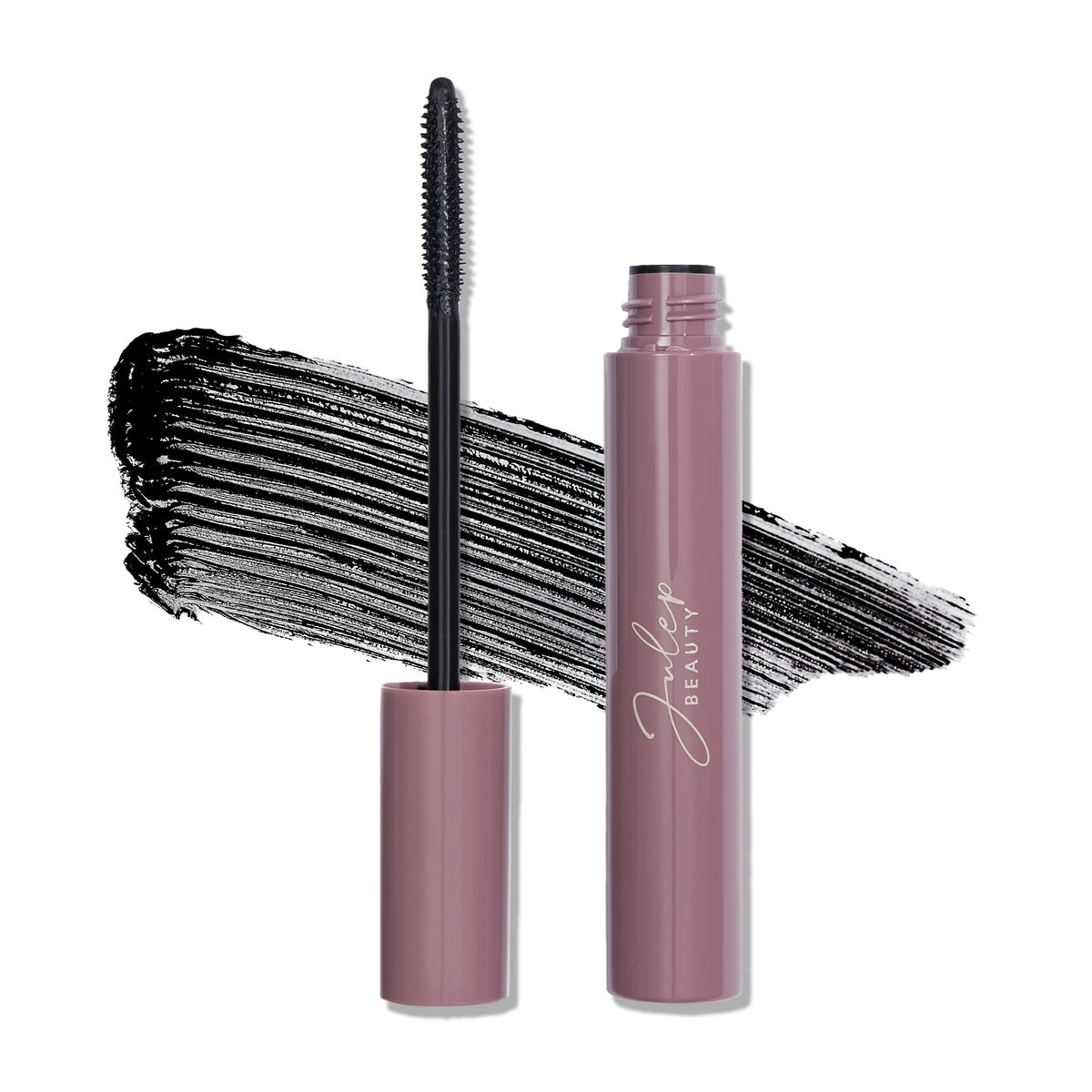Julep front packaging showing product name and black tube, clear labeling benefit