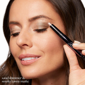 Julep matte stick tip detail showing creamy texture that sets to powder