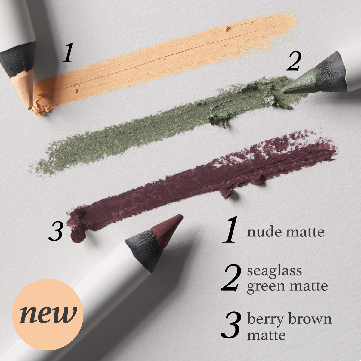 Julep swatch on skin showing matte nude payoff and blendability